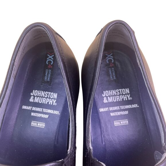 Johnston & Murphy Men’s Black Leather Dual Width XC4 Foam Penny Loafers Size 9M main image 7